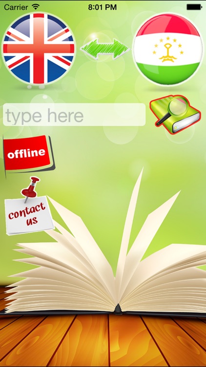 iGAP English-Tajik dictionary