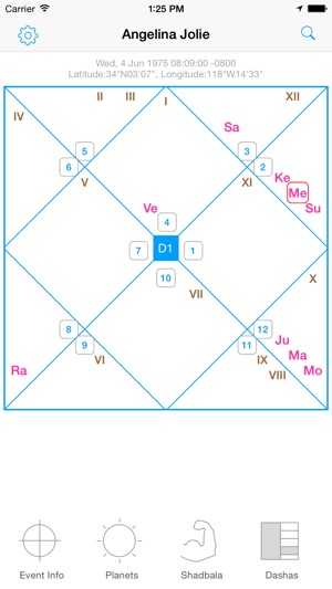 Jyotish Dashboard™ Preview - Indian/Vedi