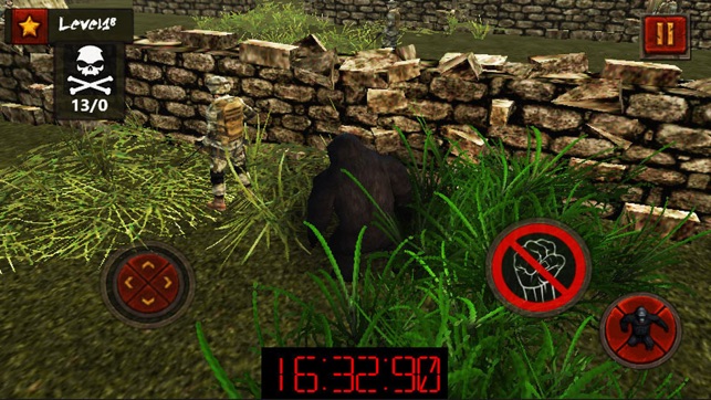 Assassin Ape 3D, game for IOS