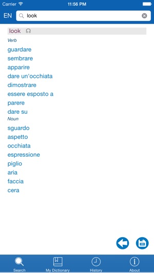 Italian <> English Dictionary + Vocabulary trainer Free(圖2)-速報App