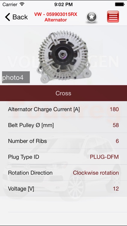 AutoParts VW Touareg