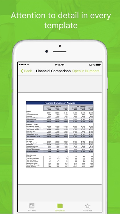 Templates for Numbers Pro screenshot-3