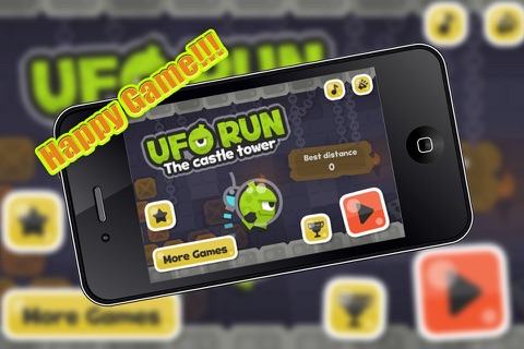 UFO run - The castle tower! screenshot 2