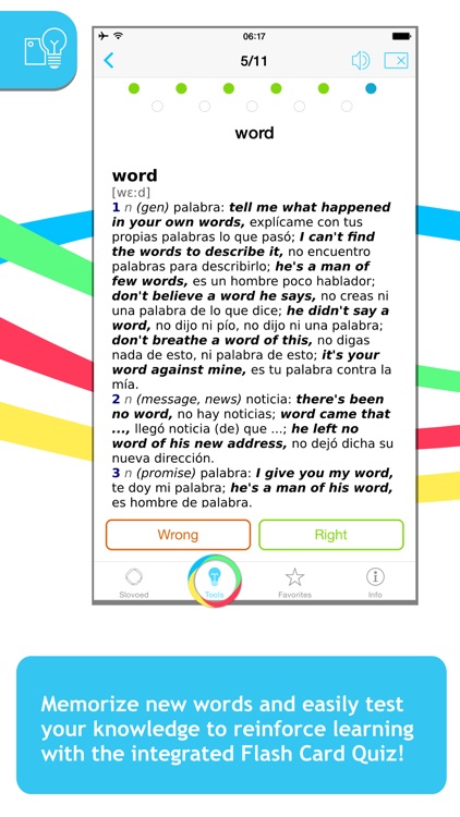 English <-> Spanish Slovoed Deluxe talking dictionary screenshot-3