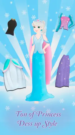Game screenshot Princess Frozen Dress up and makeover beauty salon for girls apk