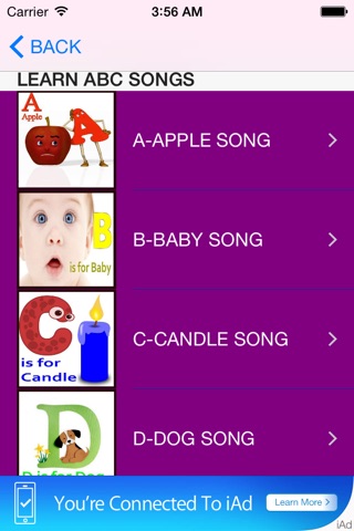 Learn ABC Songs Free screenshot 4