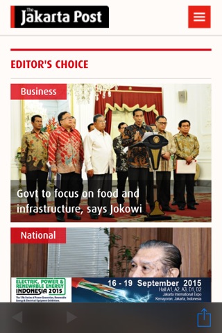 The Jakarta Post App screenshot 2