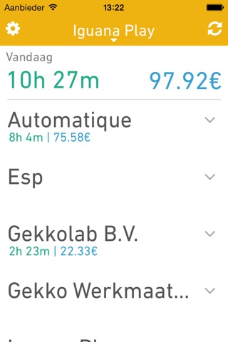 Gekko Hours - Time tracking screenshot 2