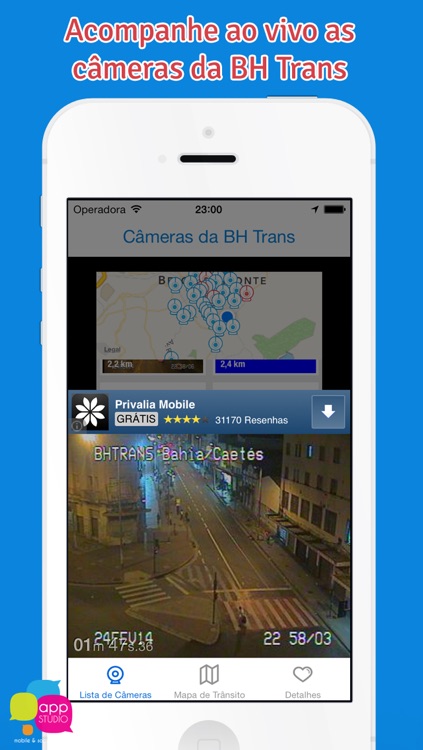 Traffic BH - Cameras and traffic map from Belo Horizonte