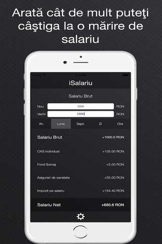 iSalariu - Calculator Salariu Net 2015 screenshot 2