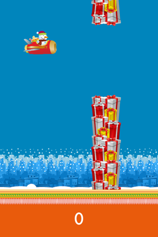 Dazzle Flappy Santa : Le Père Noël volant [Gratuit] screenshot 3