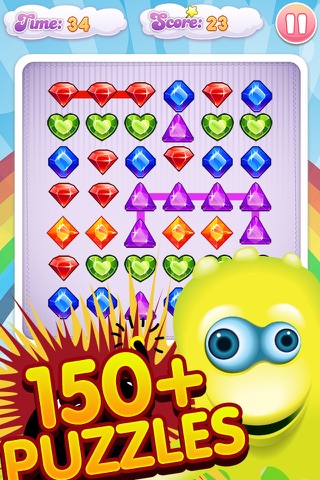 Jewel Monster Gem Match Top City Saga Game Free 3D screenshot 3