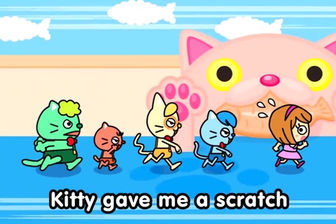 Oops...Kitty Cat (FREE)   - Jajajajan Kids Song & Coloring picture book series screenshot 2