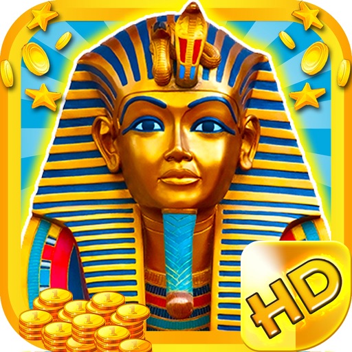 An Ancient Egyptian Pharaoh's Kingdom Slots HD - Multi Level Mega Casino Golden Bonanza iOS App