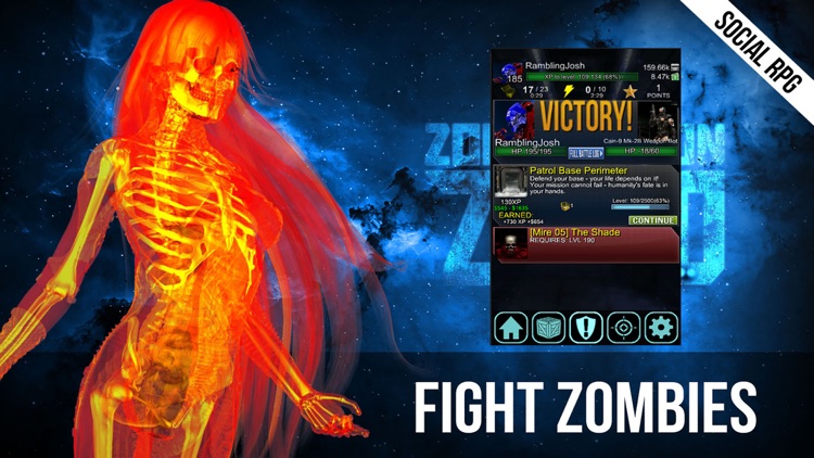 Zombie Moon – Space Marines vs Undead Zombies - Dark Future Social RPG. FREE.