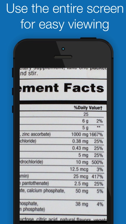 BigMagnify Free - Zooming Magnifier and Mirror with Flashlight