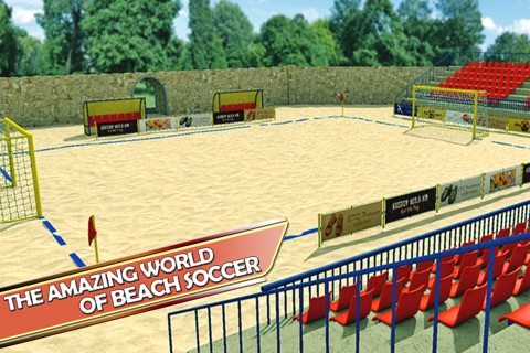 Beach Soccer Fun - Play real football cup on world popular beaches HD screenshot 2