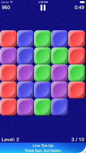 Line 'Em Up Free - Color Matching Arcade