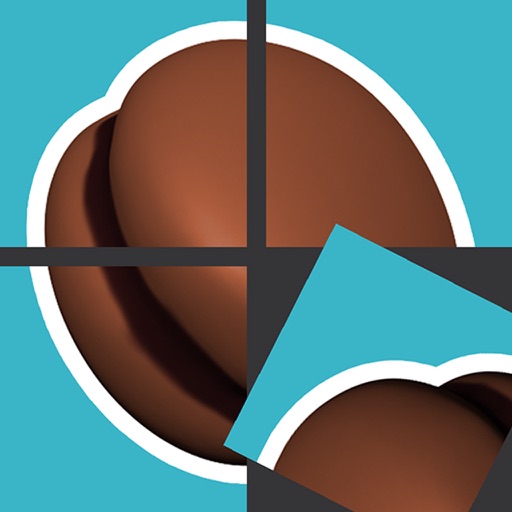 Rotate Chocolate Macaron Puzzle Icon