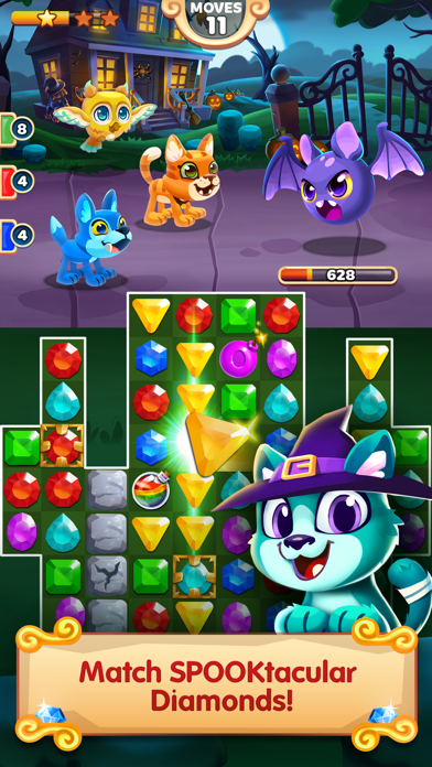 How to cancel & delete Diamond Quest: Halloween Trail from iphone & ipad 1