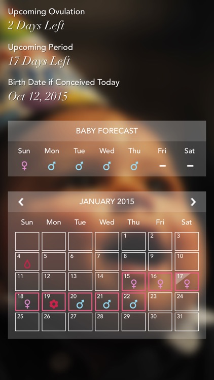 Baby Forecast (Ovulation Fertility Period Tracker, Menstrual Calendar)