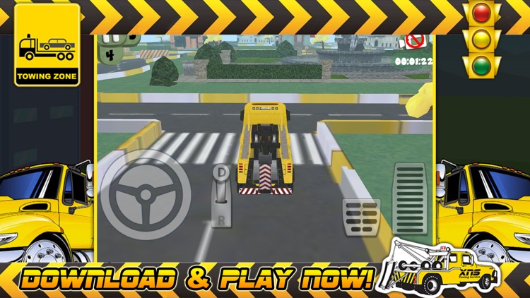 3D Tow Truck Parking Challenge Game FREE screenshot-4