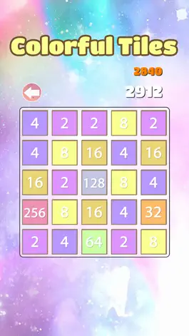 Game screenshot 2048 Pastel: Amazing Colourful Tiles Numbers Unbeatable Puzzle Game apk