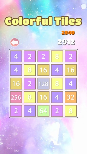 2048 Pastel: Amazing Colourful Tiles Numbers Unbeatable Puzz(圖2)-速報App