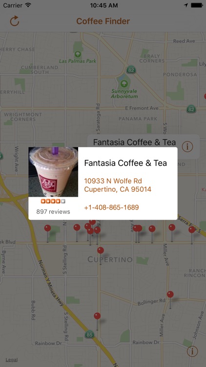 A Coffee Finder