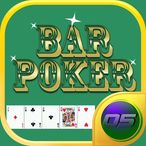 Bar Poker - Bet Big for Huge Win  - Five Card Casino Style Video Poker Machine free from Ortrax Studios Icon