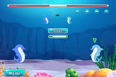 Two Dolphin Battle Toss - Awesome Marine Tale Revenge Free screenshot 3