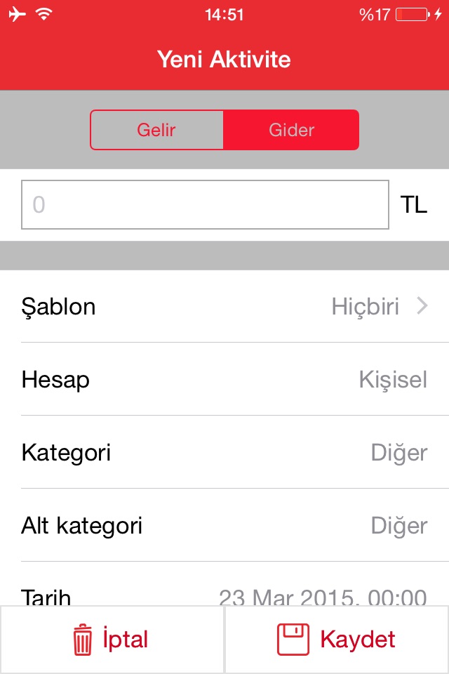 Cep Bütçem screenshot 3