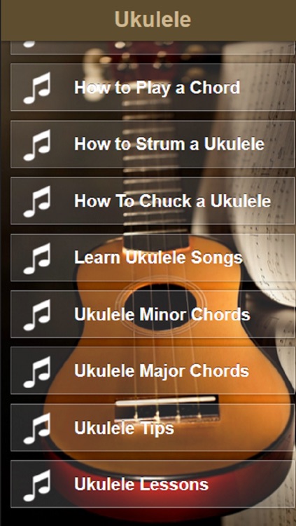 Ukulele Lessons - Learn How To Play Ukulele