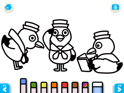【無料版】かもめの水兵さん ～ぬりえで遊べる赤ちゃん・子供向けのアニメで動く絵本アプリ：えほんであそぼ！じゃじゃじゃじゃん童謡シリーズのおすすめ画像4
