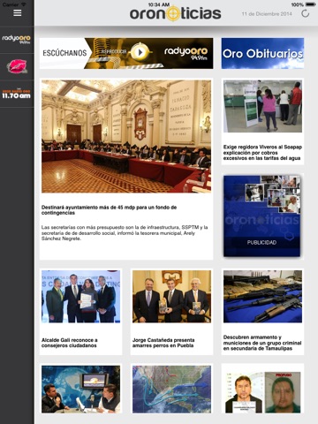 Oronoticias para iPad screenshot 2