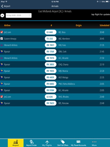 East Midlands + Flight Tracker HD EMA screenshot 4