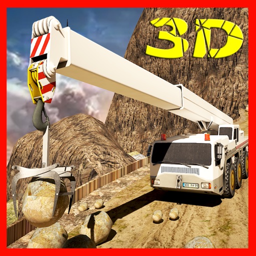 Hill Climber Mountain Drill Crane Simulator 3D icon