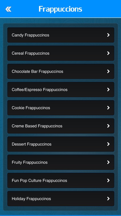 Secret Menu for Starbucks Fans