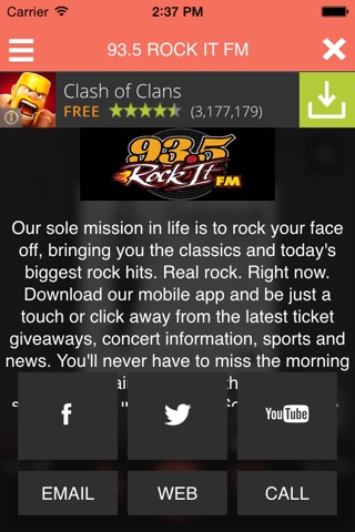 93.5 Rock It FM screenshot 3