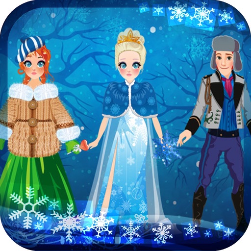 My Own Virtual World Snow Land Princess Dress Up Story Book - Advert Free App iOS App