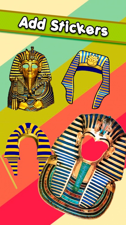 Ancient Pharaoh Sticker : Fantasy Photo Decorator