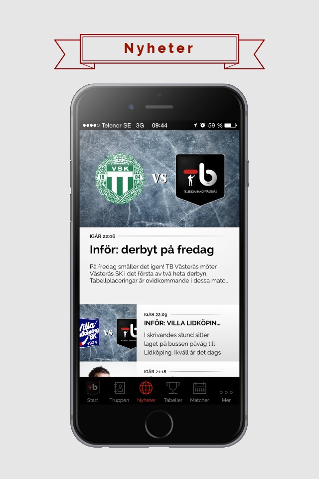 Matchprogrammet - Tillberga screenshot 2