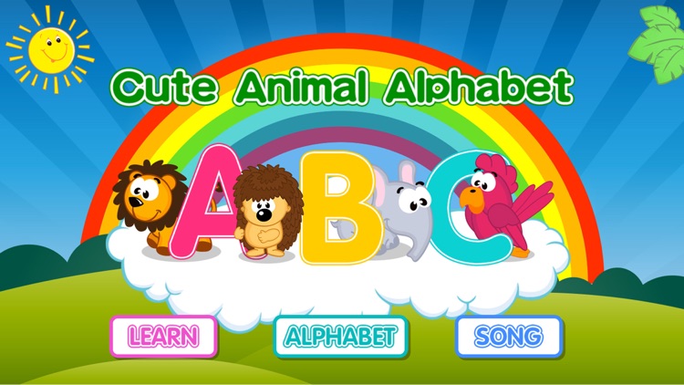Cute Animal Alphabet (The Kids's English ABC, Yellow Duck Series)