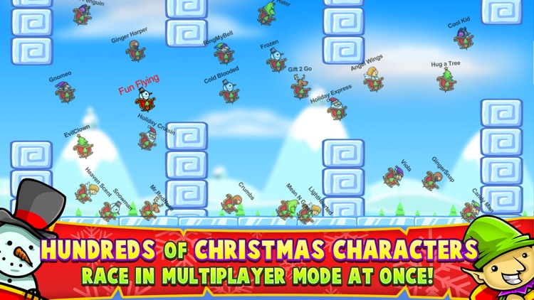 Christmas Race – Fun Flying Santa Claus Game screenshot-0