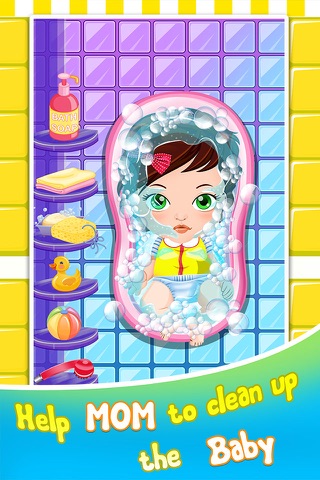 My New Baby Salon Doctor - mommy's little newborn spa & pregnant born care games for kids (boy & girl) screenshot 3