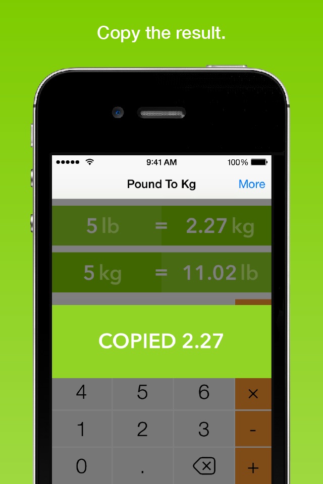 Pound To Kg, the fastest weight converter screenshot 3