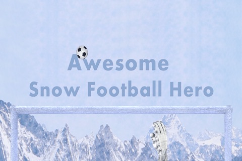 Awesome Snow Football Hero Pro - new virtual goal saving game screenshot 3