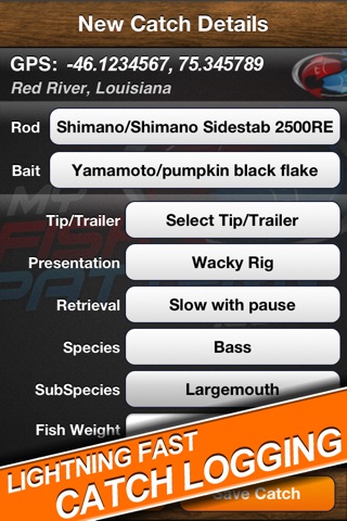 MFP Fishing Log - Catch Reports and Patterns screenshot 3