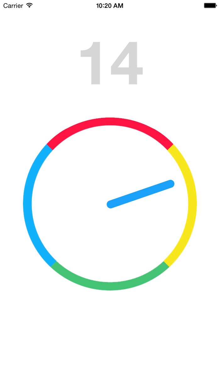Impossible Color Wheel Crush - Match the line to the circle color