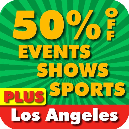 50% Off Los Angeles & Hollywood Events, Shows & Sports Guide Plus by Wonderiffic ™ icon